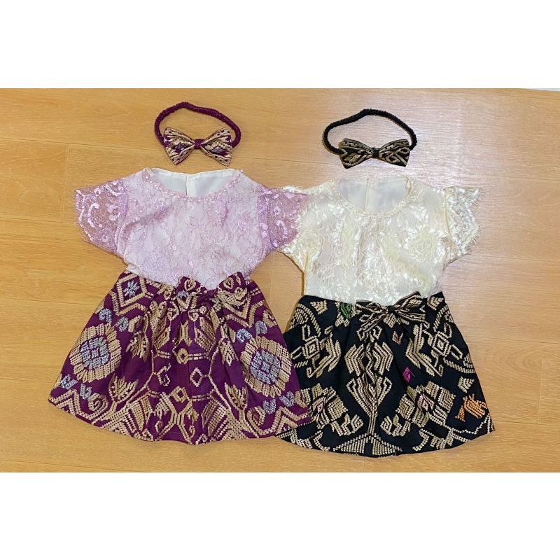 KAIN KEBAYA BROKAT METALIC //PAKAIAN ADAT ANAK//