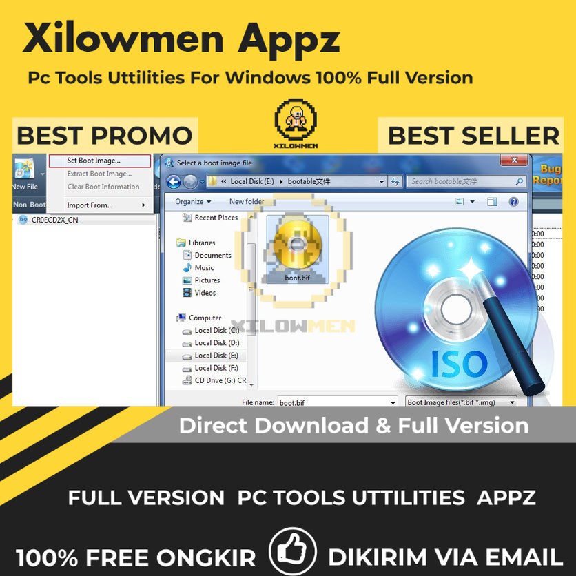 [Full Version] WinISO Pro PC Tools Software Utilities Lifetime Win OS