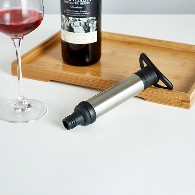 Wine Preserver With 6vacum Pump Saver Reusable Anti Bocor Botol Stopper Bar Hadiah Aksesoris Liburan Pernikahan