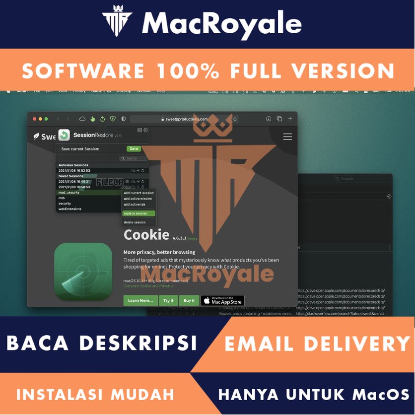 [MacOS] SessionRestore for Safari Full Version Lifetime Full Garansi