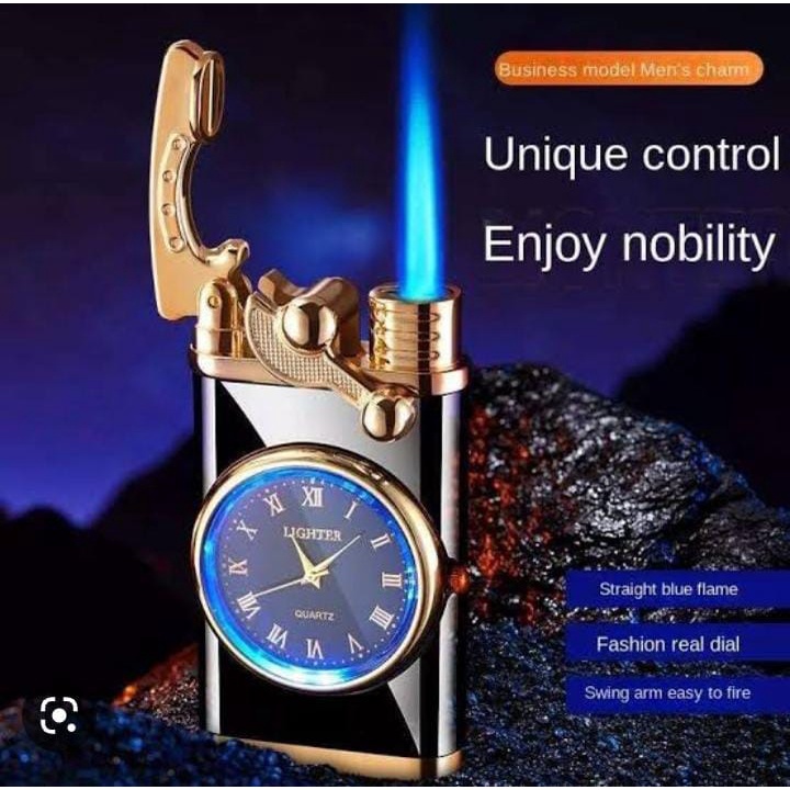 (FREE BOX) Korek Api Bara Las Model Jam Watch Unik Random / Korek Api Murah / Korek Api Unik / Korek