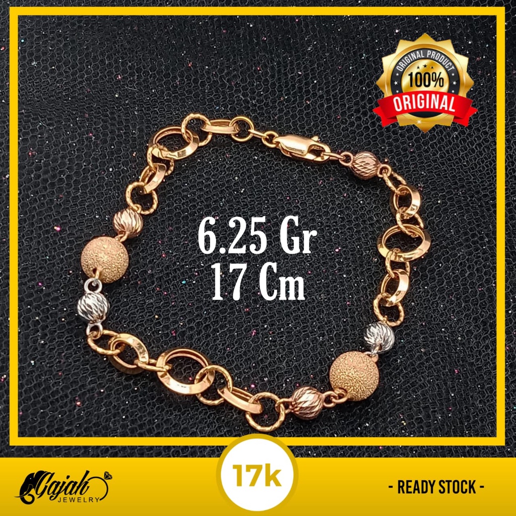 Gelang emas 17k - 6.25 gr kadar 750 - 4239