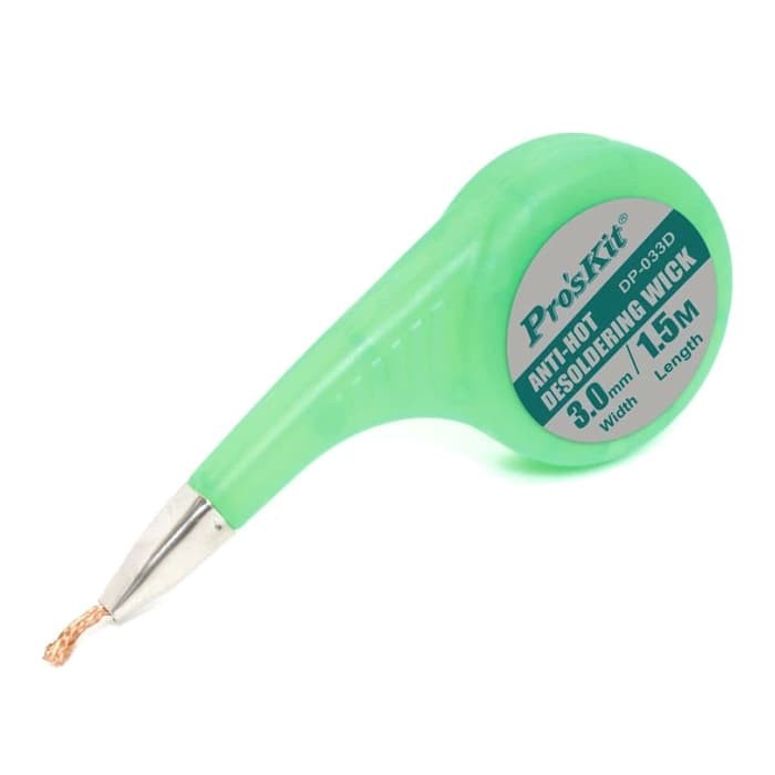 SOLDER WICK PROSKIT DP-033D-ANTI-HOT DESOLDERING WICK ORIGINAL (73774)