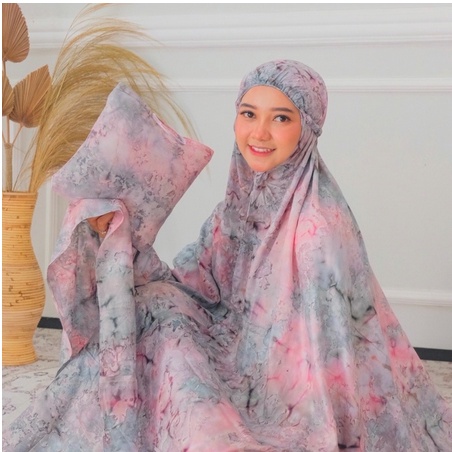 mukena dewasa bali tie dye rainbow ukuran standart