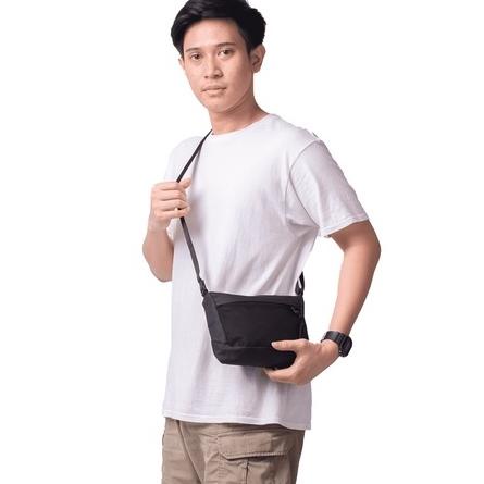 Murah Banget Sling Bag Flick 2.0 - Visval - Black - Tas Selempang - Murah Keren