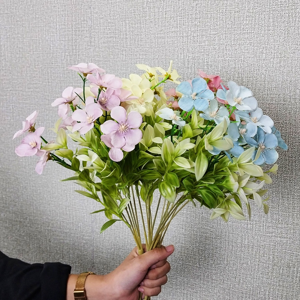 AND / COD / Bunga Hias Tangkai Buket Artificial Flowers Plastik Tanaman Bunga Dekorasi Rumah Murah Terkini PBP110