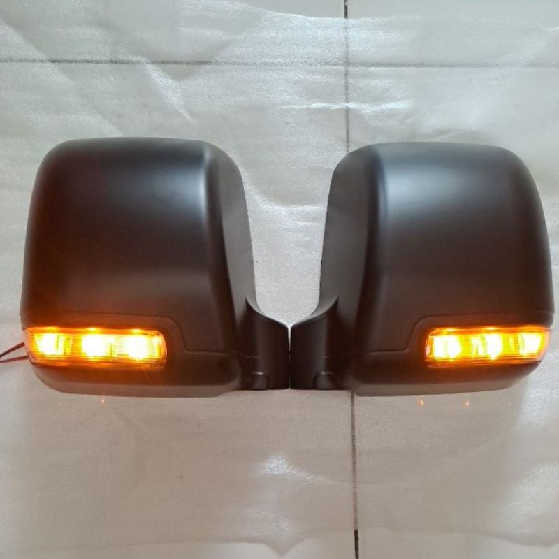 COVER SPION LAMPU NEW CARRY HITAM