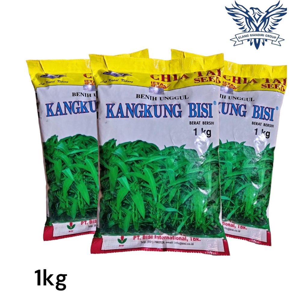 Benih Bibit KANGKUNG BISI 1kg Kangkung Unggul cap kapal terbang