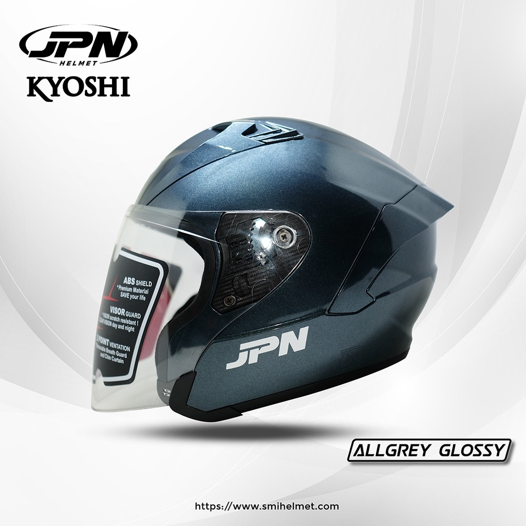 HELM JPN KYOSHI ALLGREY GLOSSY