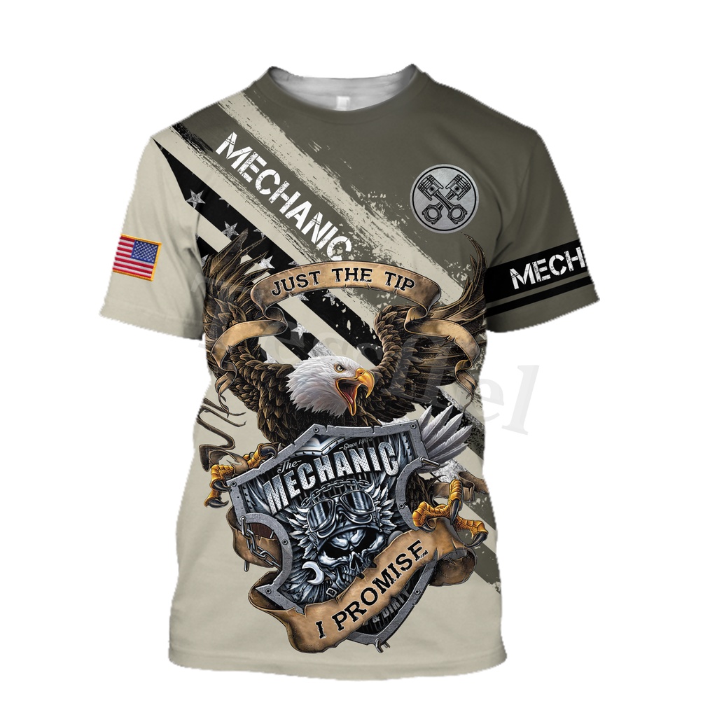 Baju kaos Jersey mekanik Bengkel Otomotif American I kaos mekanik muda I Kaos Bengkel Motor
