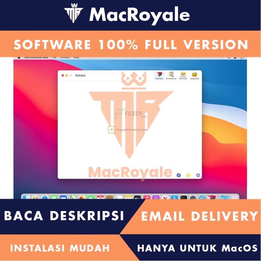 [MacOS] RAR Extractor Max Unzip File Full Version Lifetime Full Garansi