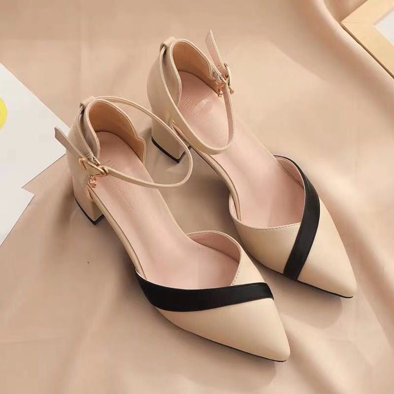 Heels Wanita Heals Tali Ibuibu Cewek 7Cm Healse Haklancip High Hils Prmpuan Wisuda Sendal Haktahu Ka
