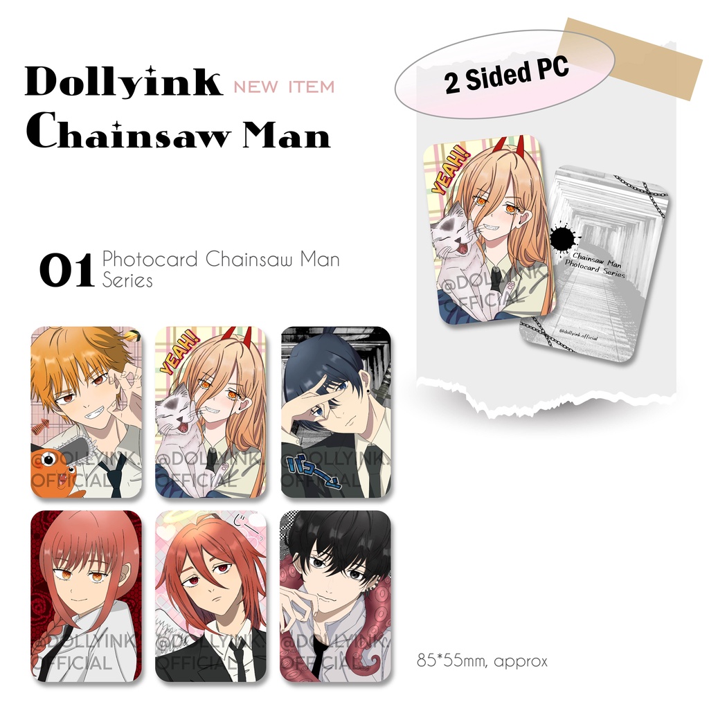 [READY STOCK]Chainsaw Man Photocard/Chainsaw Man Postcard/CSM/Photocard csm/Chainsawman photocard/ph