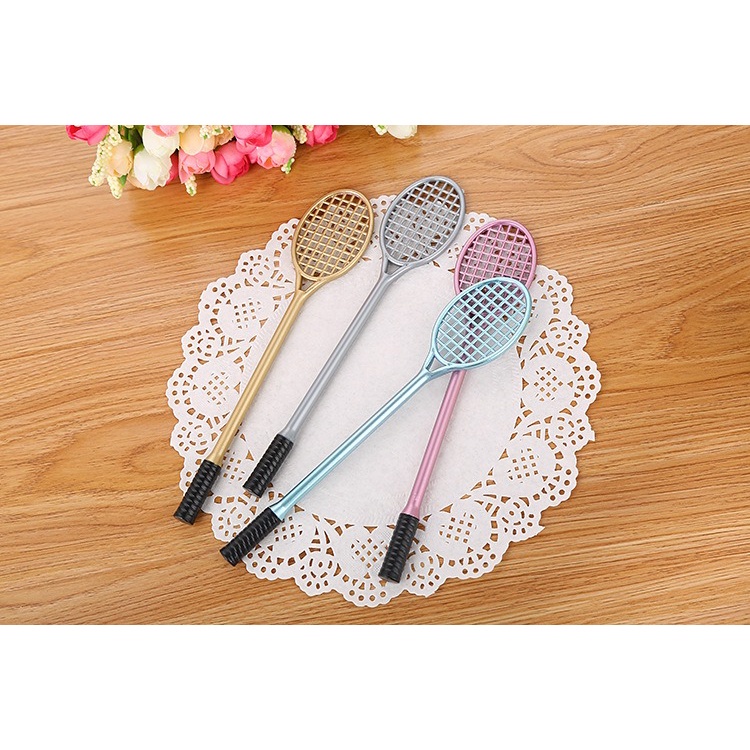 4pcs Pena Pulpen Pen Raket Badminton GM-ST0315