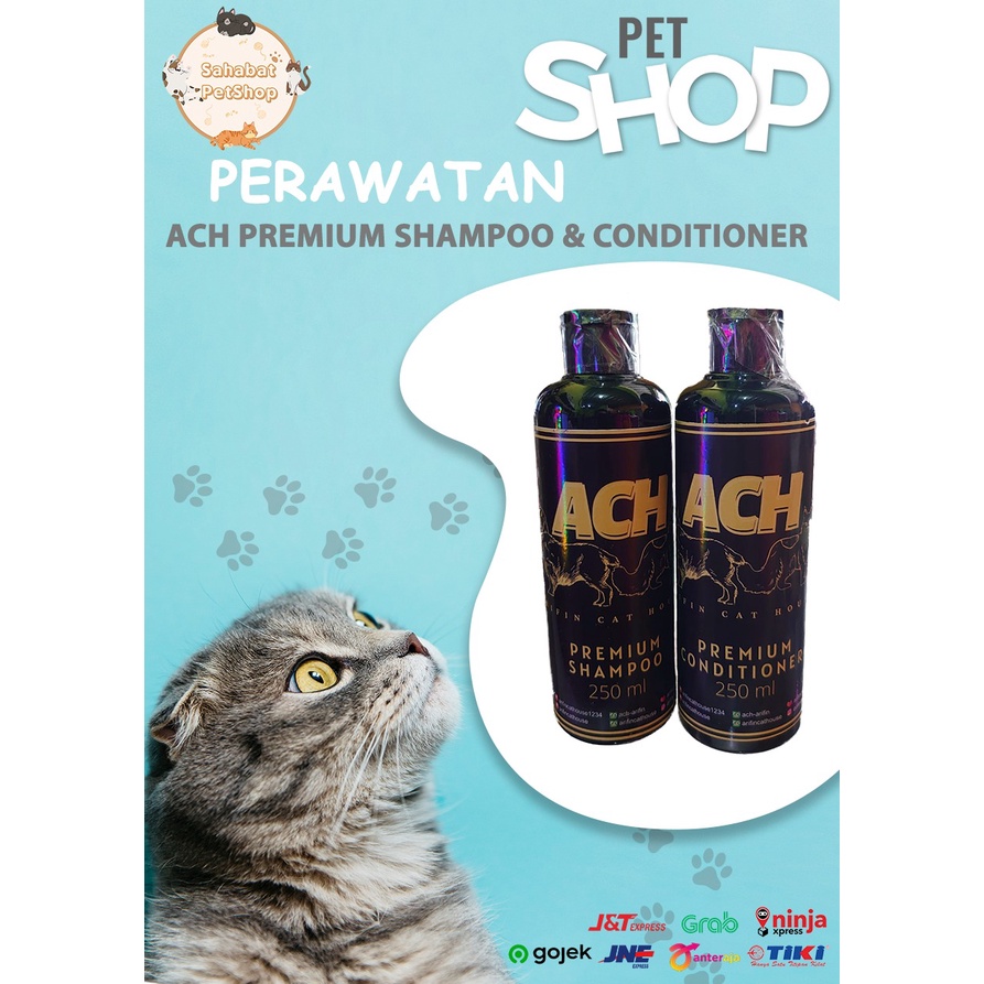 ACH Premium Shampoo &amp; Conditioner Kucing &amp; Anjing