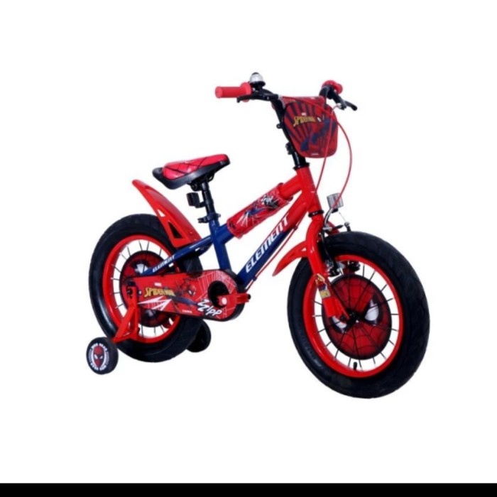 Sepeda Anak Bmx 18 Element Spiderman New #Original