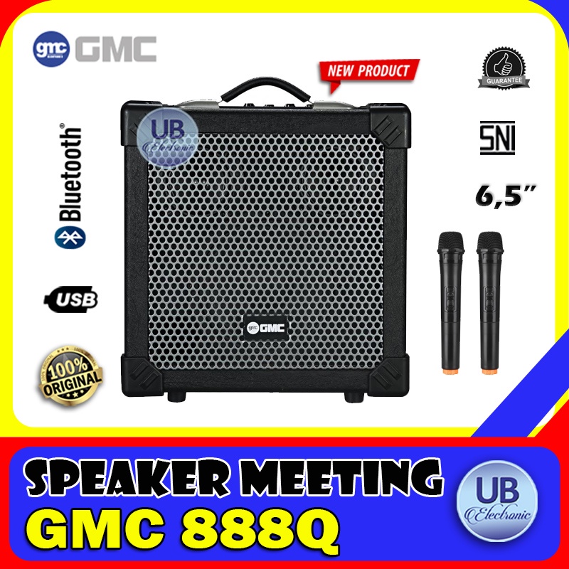 GMC SPEAKER PORTABLE BLUETOOTH 888Q