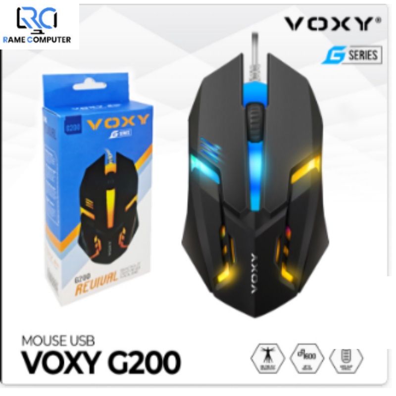 Mouse Gaming USB Voxy G200 RGB KABEL - WIRED