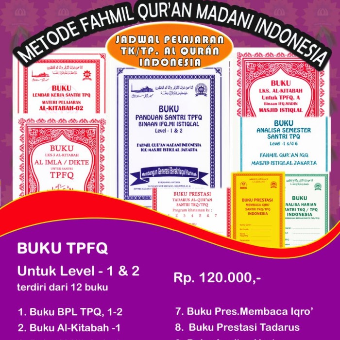 Terlaris Buku Paket Tpq 1