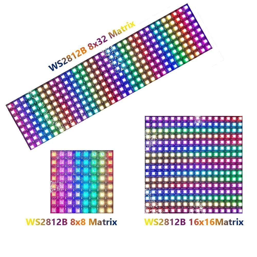 Agustina Pixels LED Panel LED RGB DC5V Warna-Warni Dengan IC WS2812B WS2812 Matrix Panel Light