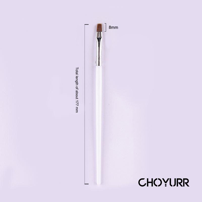 【COD】1 Pcs Nail Art Brush Kuas Kuku / Kuas Brush Kutek Kuku-CH