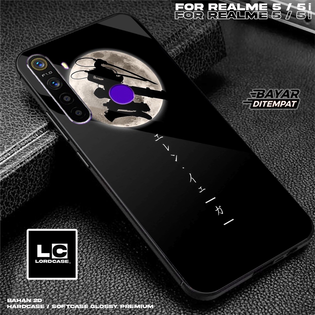 Case REALME 5 / REALME 5i - Casing Hp Terbaru 2023 Case lord case14 [ case AOT ] Silikon Hp Mewah - 