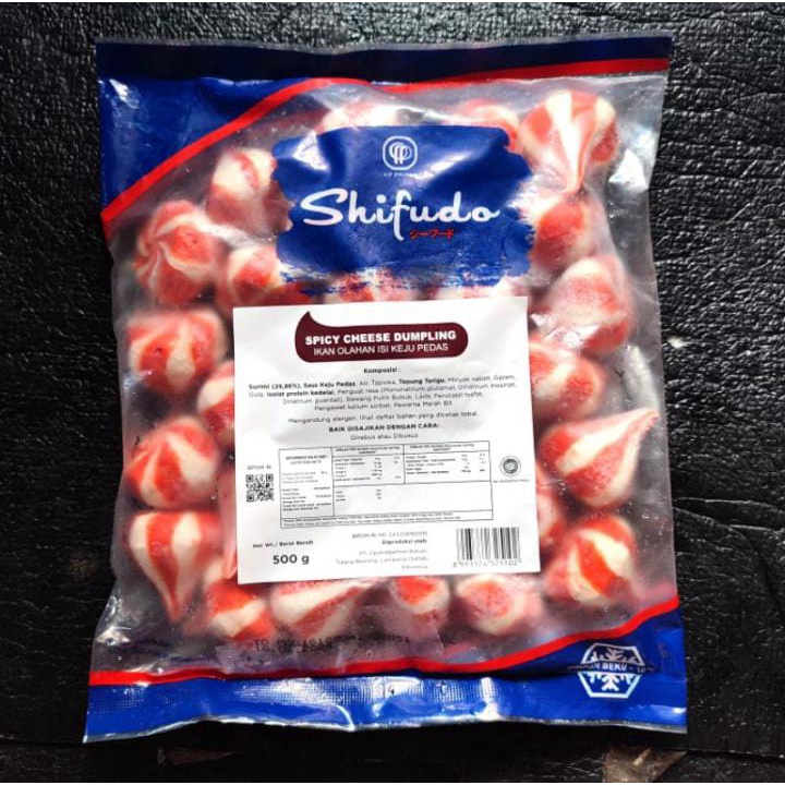 

Shifudo Spicy Cheese Dumpling 500gr (dumpling keju pedas)