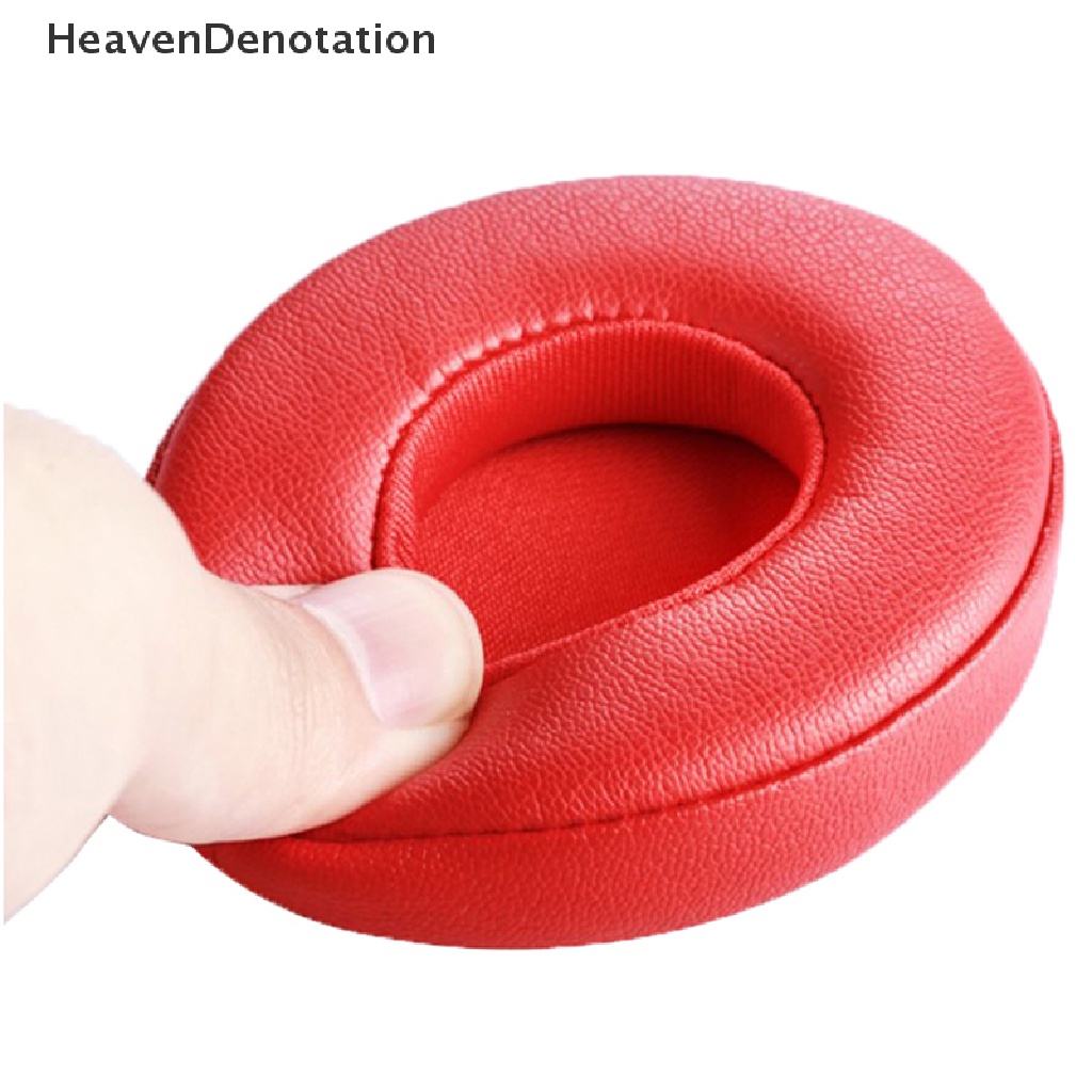 [HeavenDenotation] 1pasang Bantalan Telinga Busa Lengan Pengganti Cushion Leather Earpad Untuk WH-CH400 Headphone Earmuffs Props HDV