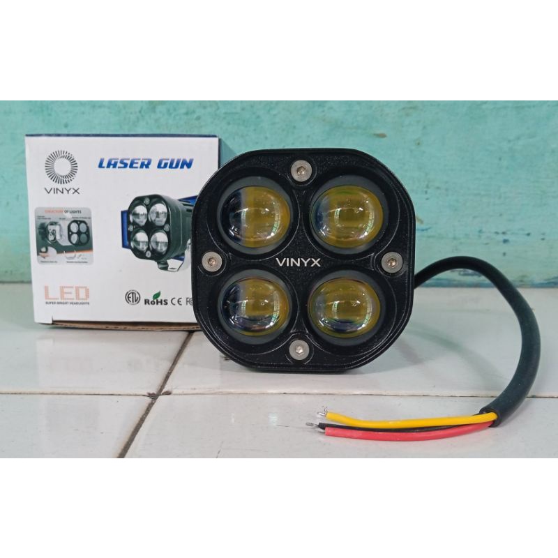 Lampu Tembak Led Sorot Laser Gun D4 Motor Mobil