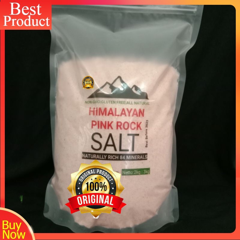 

Garam Himalaya 3kg Halus Premium Original Himsalt Product of Pakistan