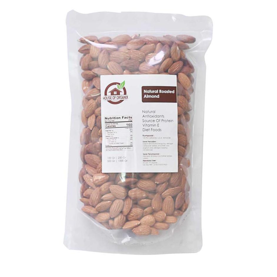 

➶ Natural Roasted Almond (Panggang) 500 Gr ♗
