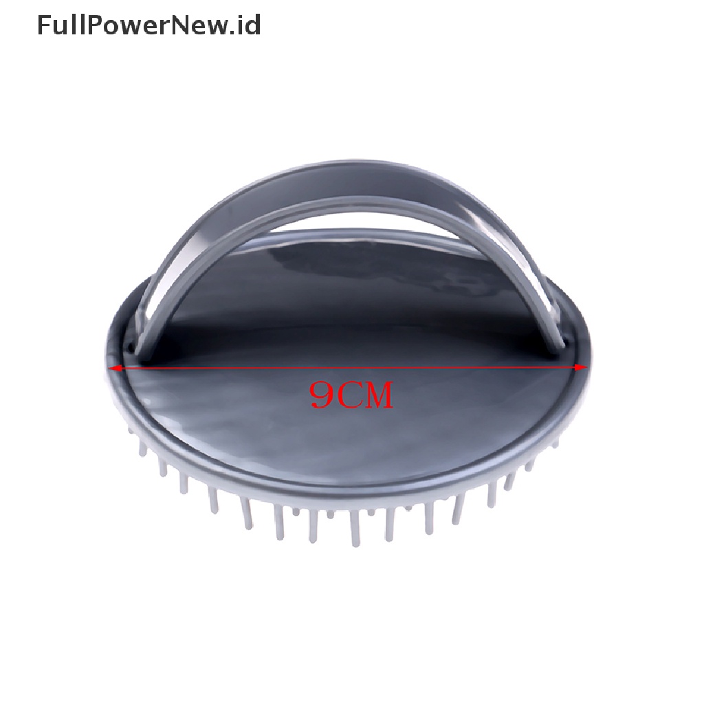 Power Shower Sikat Keramas Rambut Sisir Pijat Silikon Kulit Kepala Perawatan Sikat Rambut Anti Selip ID