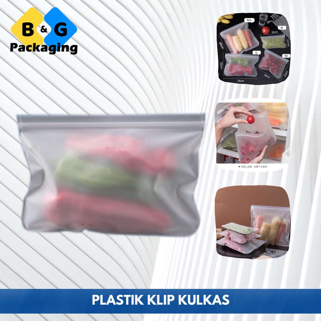 PLASTIK TEMPAT PENYIMPANAN MAKANAN MODEL ZIPLOCK - PLASTIK KLIP ZIPLOCK MAKANAN KULKAS - PLASTIK BAH