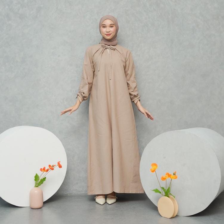 Lyla Dress - Dress Gamis Wanita Tangan Kerut