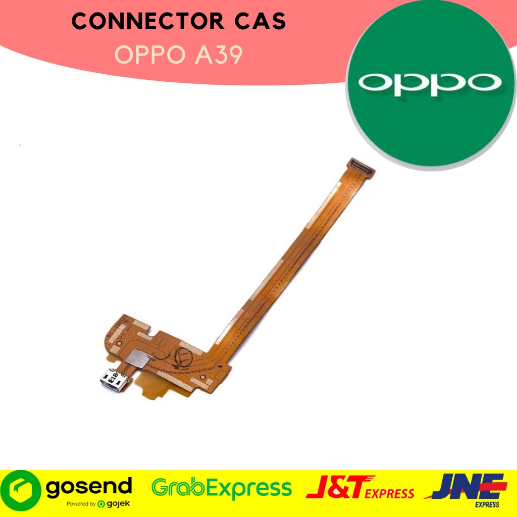 Konektor colokan cas Oppo A39 bergaransi