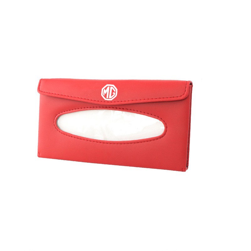 Mg Tempat Penyimpanan Tissue Sun Visor Mobil Auto Paper Towel Kulit Tissue Box Untuk HS ZS EP MG5 MG3 Ev5 6 2022 Extender