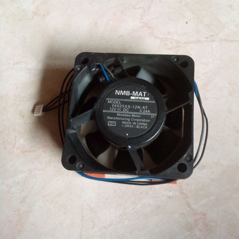 FAN KIPAS PROYEKTOR ORIGINAL  NMB 6025SS-12N-AT 6025 12V 0.24A GARANSI
