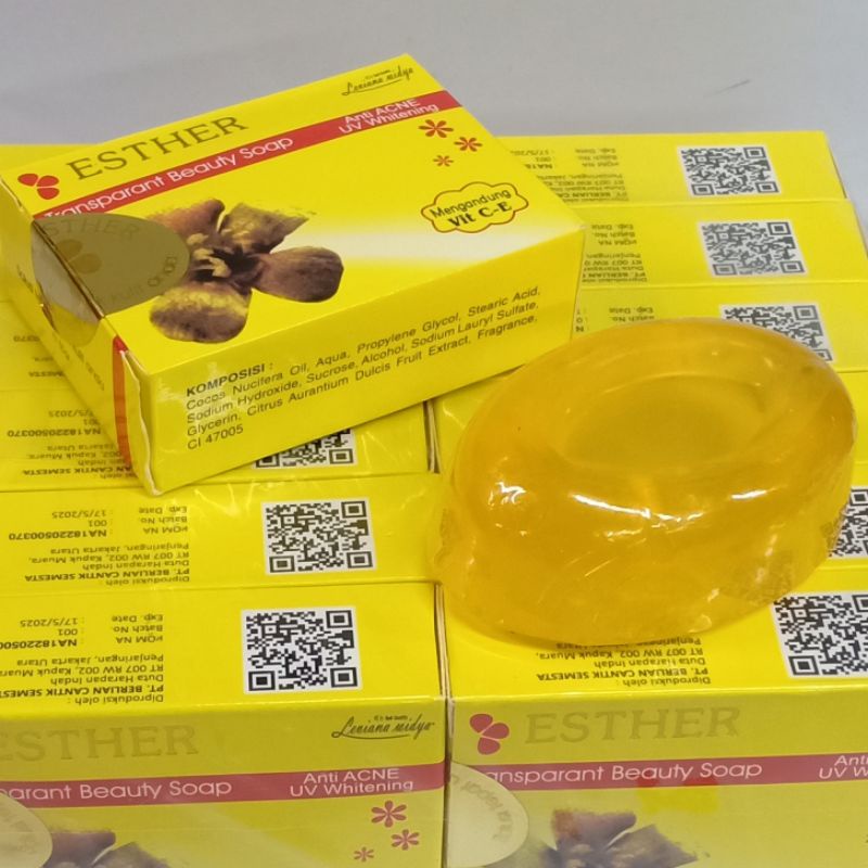 LUSINAN - Sabun Ester Transfaran Beauty Soap 12 pcs