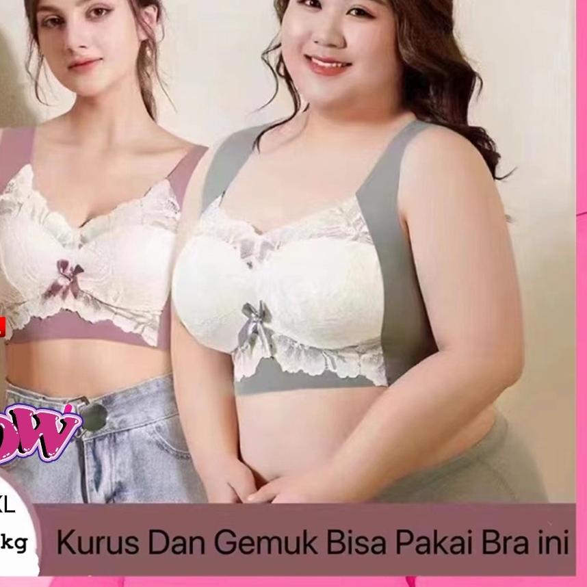 ✈ BIG SIZE sport bra model seamless bahan Latex Renda produk terbaru 2023 ☈