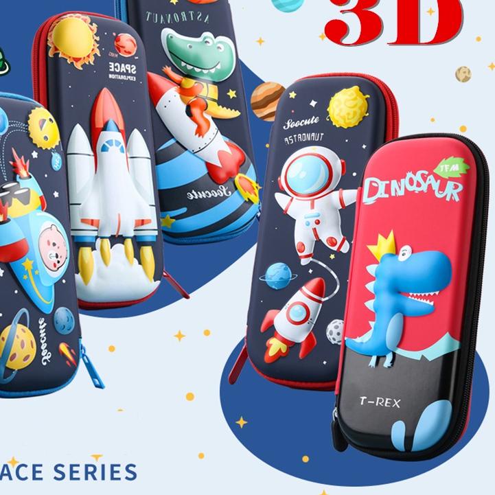 

Serbuuu [ 3D ] Kotak Pensil Anak Sekolah TK / SD 3D Bahan EVA YU7#