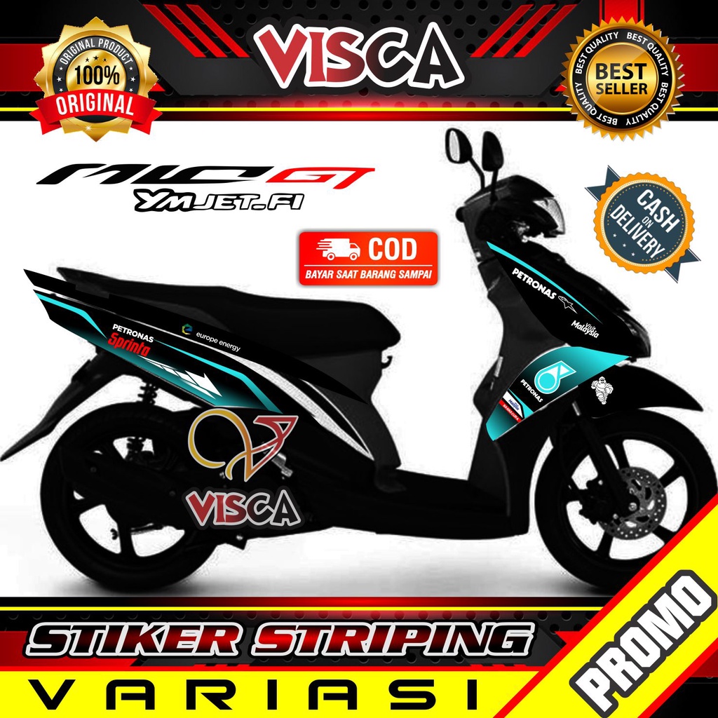 Stiker Striping Mio GT Variasi Petronas