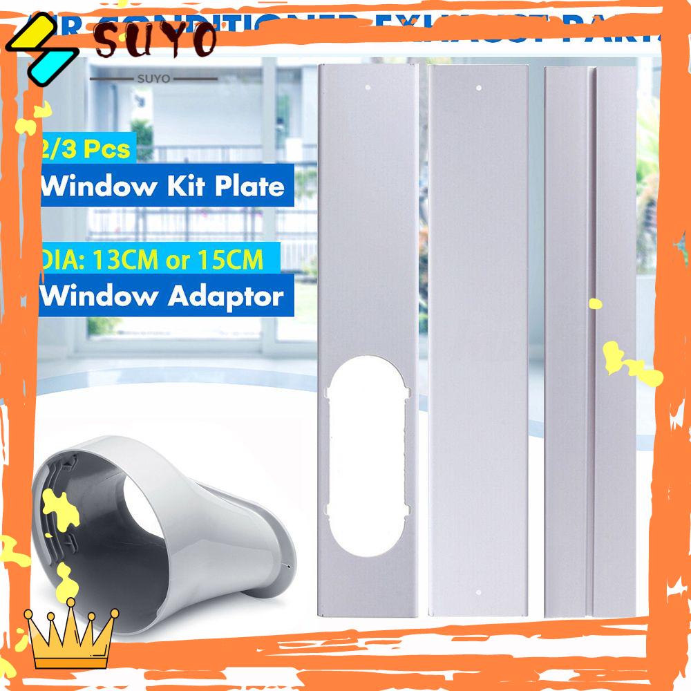 Suyo 2per3pcs Window Kit Slide Plate Selang Knalpot Portable Terbaru Pelindung Angin