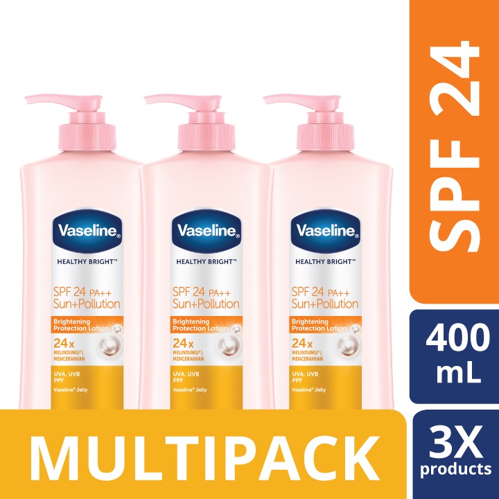 Vaseline Lotion Healthy Bright SPF24 PA++ 400ml Multi Pack