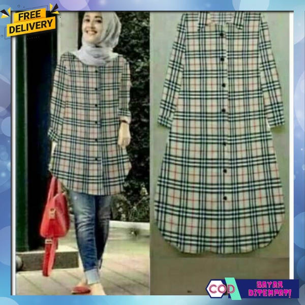 Buju Tonik Model Terbaru 2023 Tnik Baju Kerja Pakean Tunix Fashion Wnita Thunik Murah Pakaian Tunik 