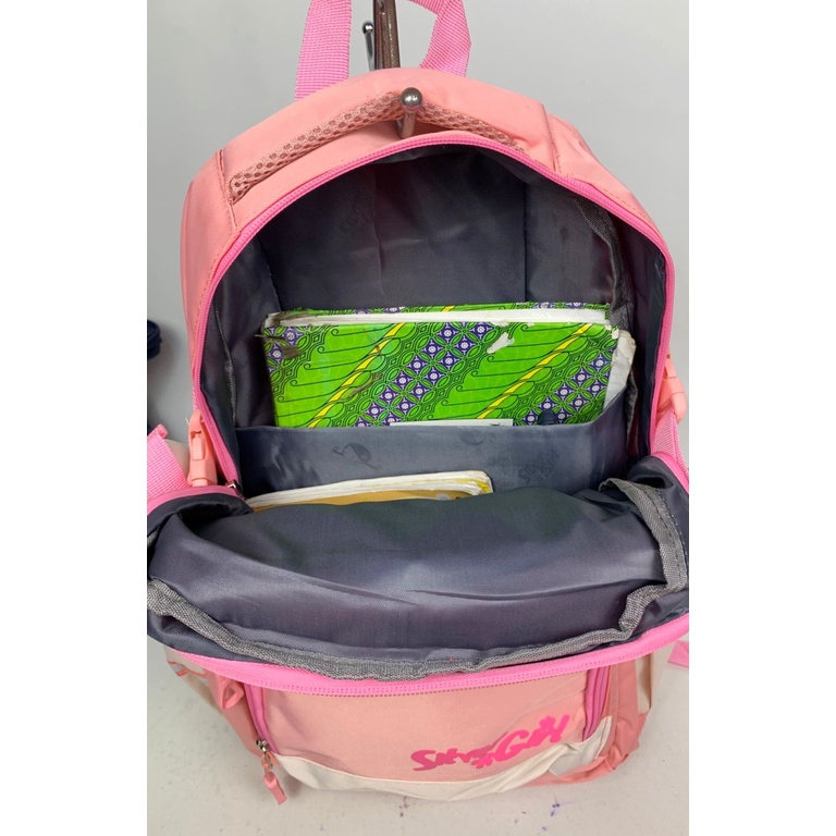 Tas Ransel Anak Perempuan Alto Silver girl Tas Remaja Perempuan Alto Tas sekolah Anak Perempuan Alto Import Free Rain Cover