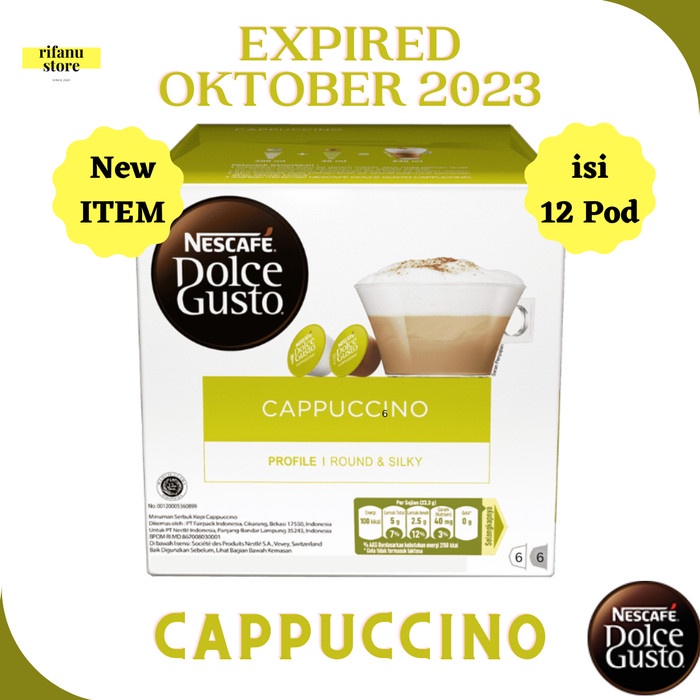 

Best Seller Nescafe Dolce Gusto Cappuccino Capsule NDG 1 Box Original - Oktober 2023