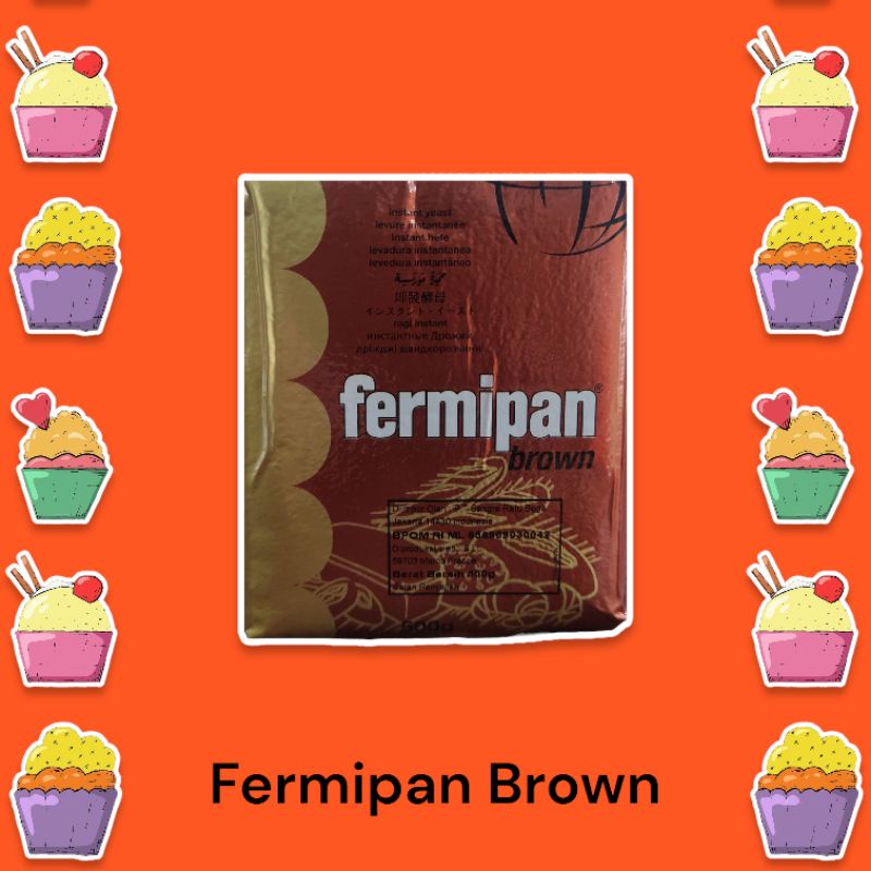 

Fermipan Brown 500 gram / Ragi Instant / Instant Yeast, murah berkualitas