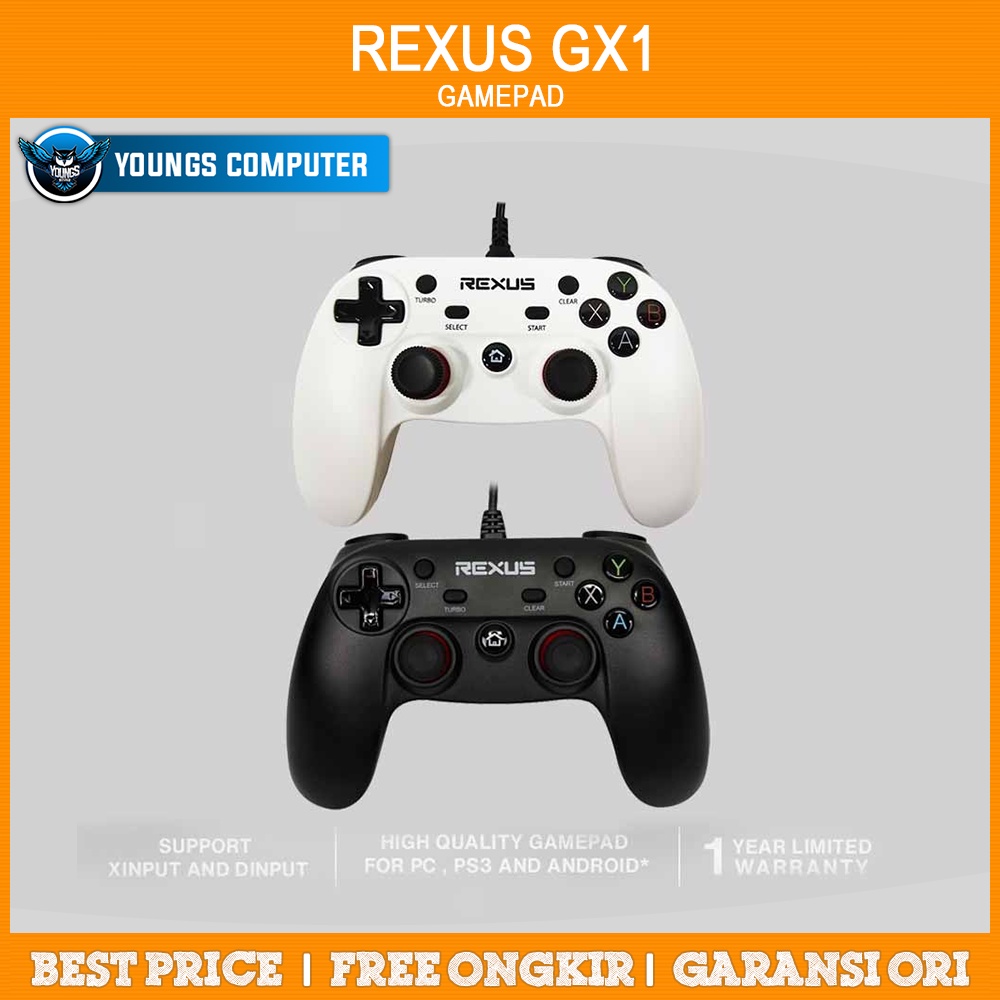 REXUS GLADIUS GX1 PRO GAMING GAMEPAD ANDROID / PC / PS3