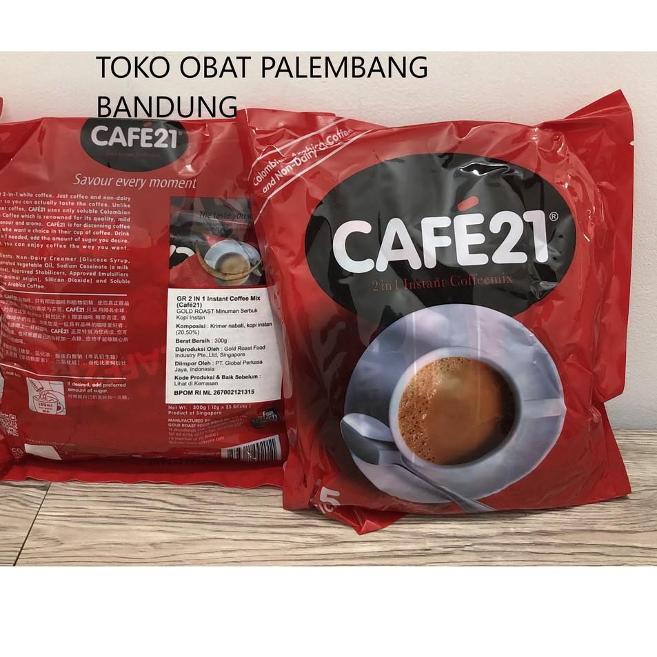 

⅍ CAFE21 2 IN 1 INSTANT COFFEEMIX 25 STICKS GOLD ROAST KOPI CAFE 21 GOLDROAST KOPI SACHET ☋