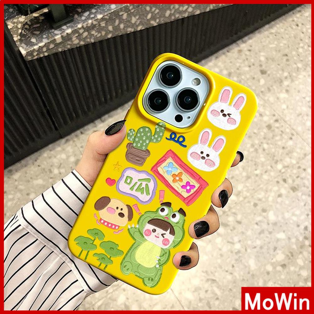 For iPhone 14 Pro Max iPhone Case iPhone 11 Yellow Glossy TPU Soft Case Shockproof Protection Camera Cartoon Cute Style Compatible with iPhone 13 Pro max 12 Pro Max 11 xr xs max 7Plus 7 8
